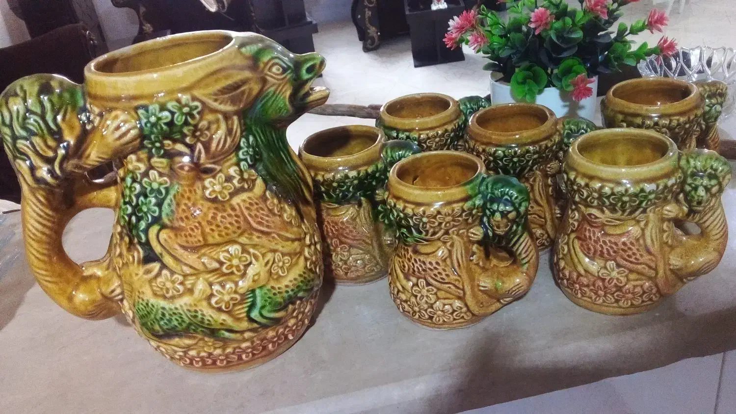 پارچ و لیوان|ظروف سرو و پذیرایی|آستارا, |دیوار