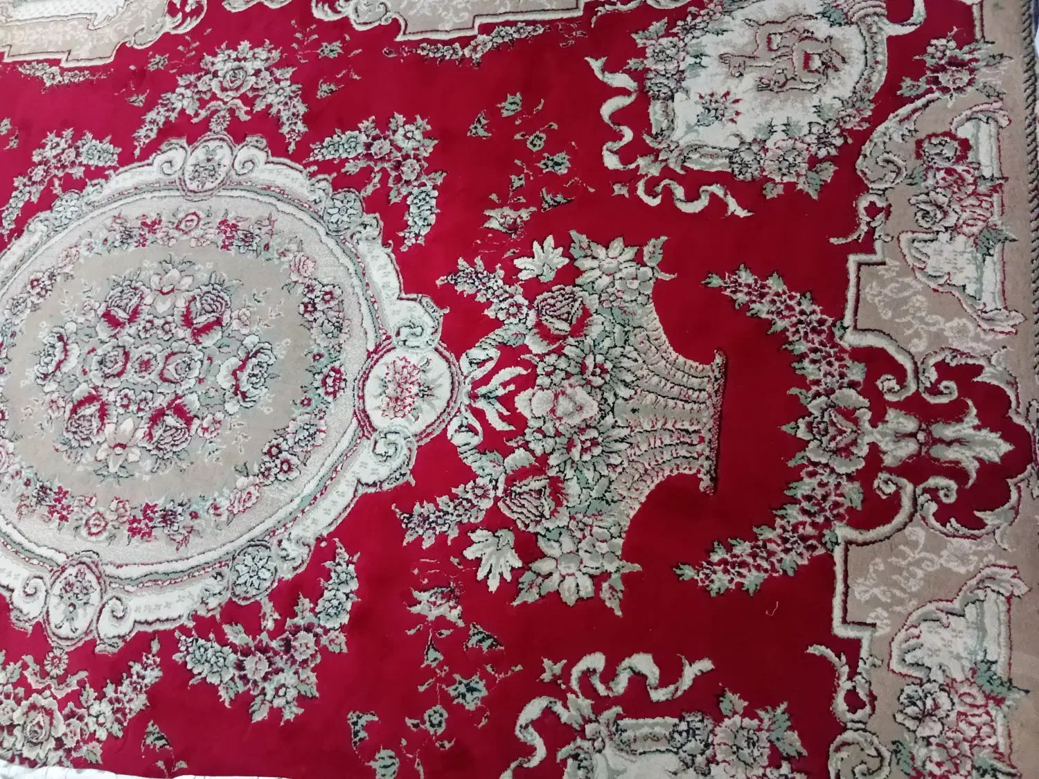 قالی ۳ در۴ درخد نو|فرش|شیروان (خراسان), |دیوار