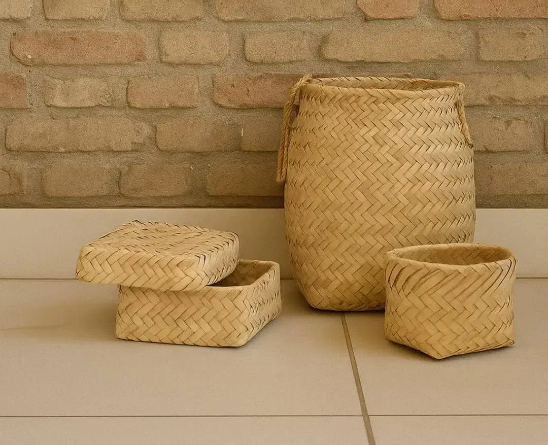 سبد حصیری|صنایع دستی و سایر لوازم تزئینی|سیرجان, |دیوار