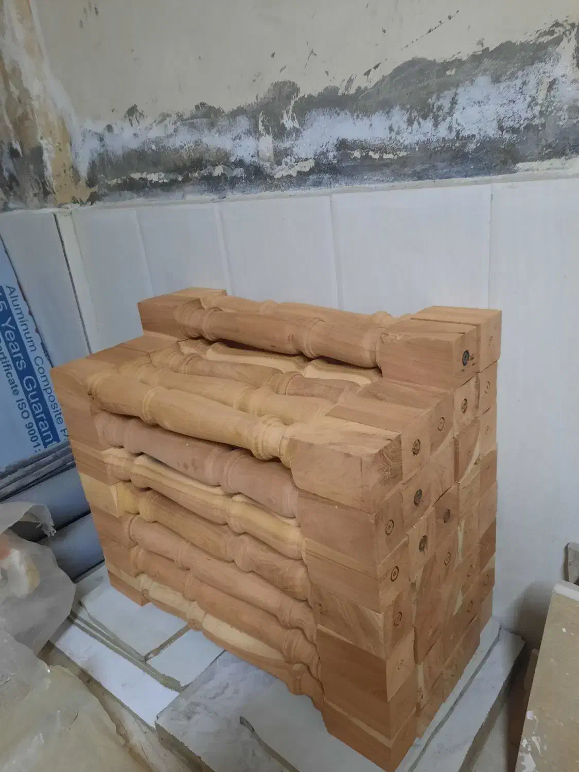 نرده چوبی از جنس آزاد|مصالح و تجهیزات ساختمان|آمل, |دیوار