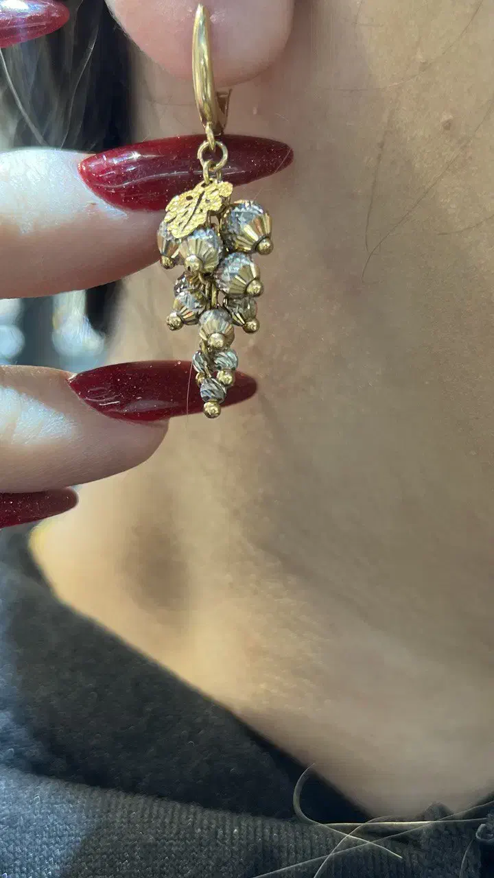 گوشواره انگور بدوناجرت|جواهرات|تهران, صادقیه|دیوار