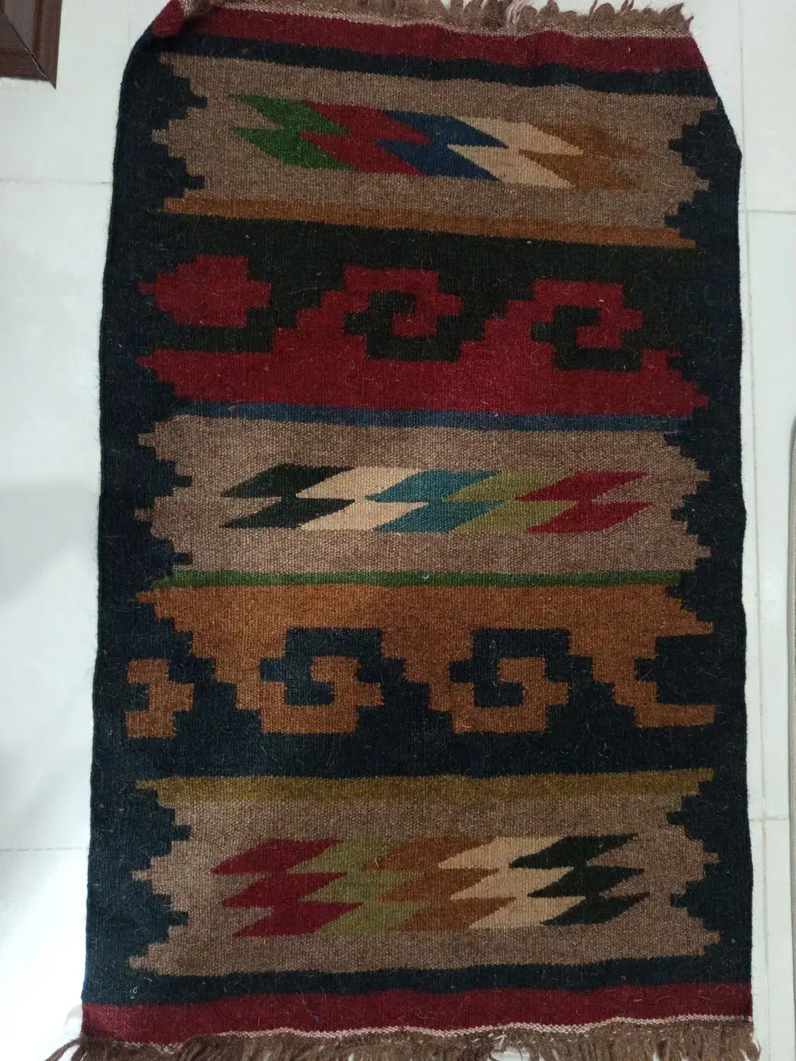 گلیم پشمی|گلیم، جاجیم، گبه|قم, پردیسان|دیوار