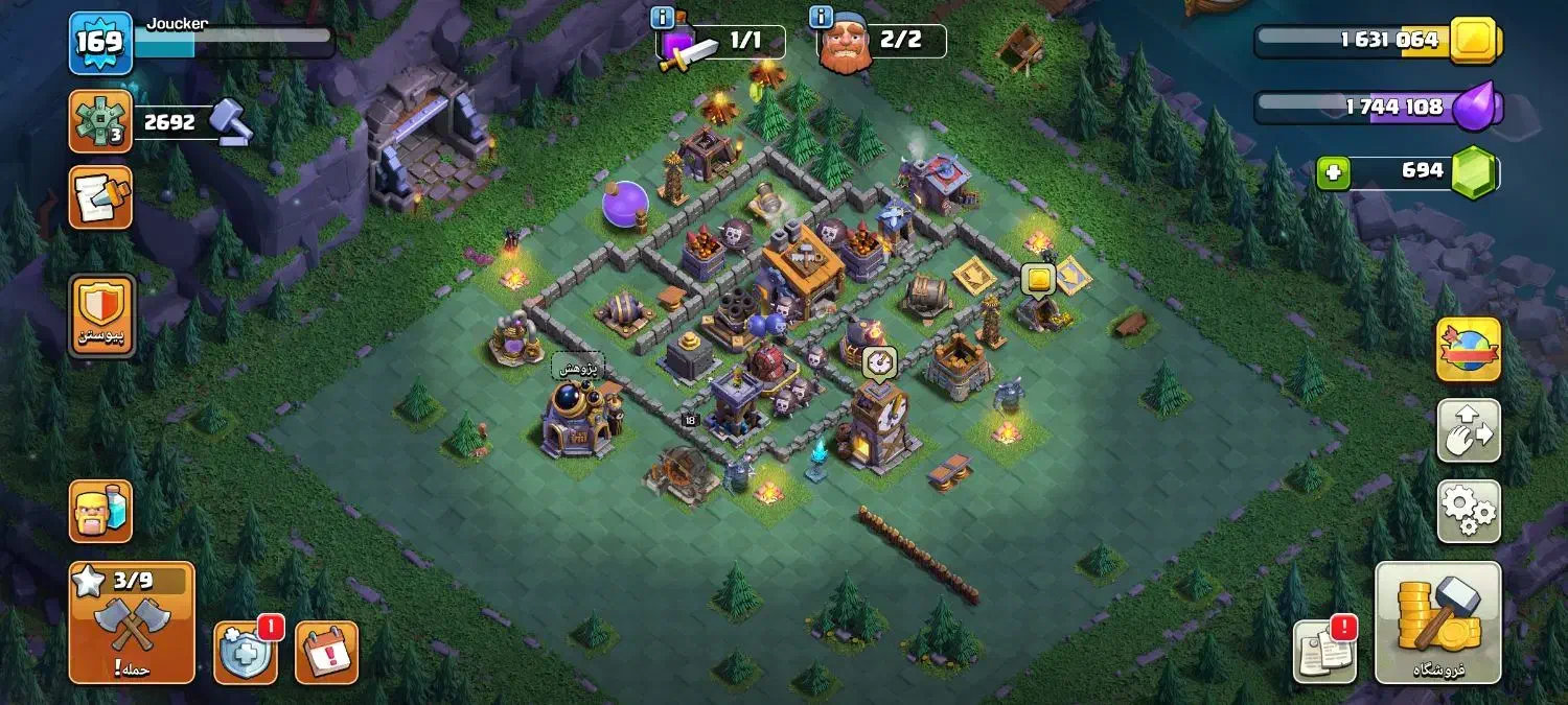 اکانت کلش تان14|کنسول، بازی ویدئویی و آنلاین|اسلامآباد غرب, |دیوار