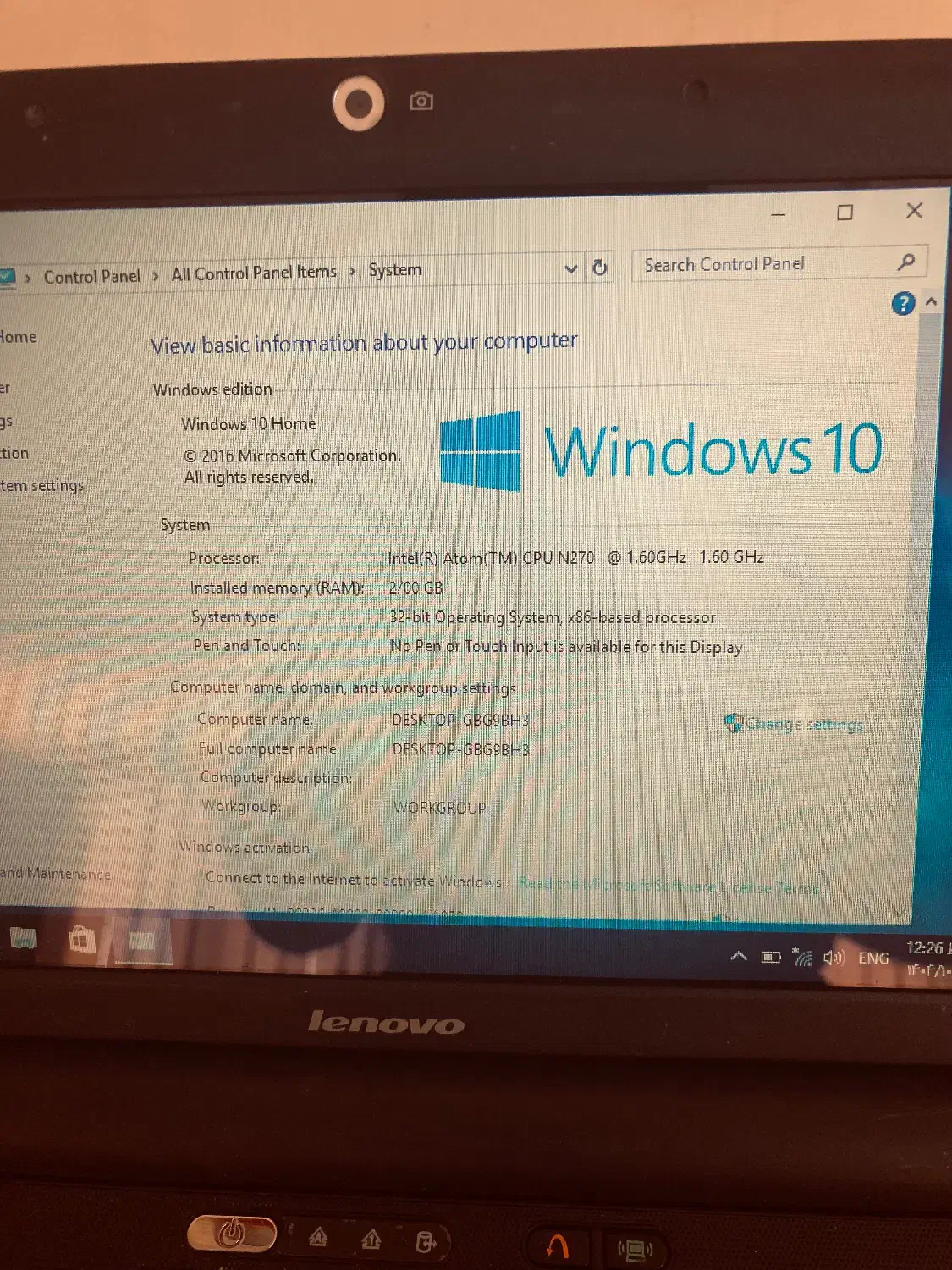 مینی لپتاپ لنوو|رایانه همراه|تهران, افسریه شمالی|دیوار