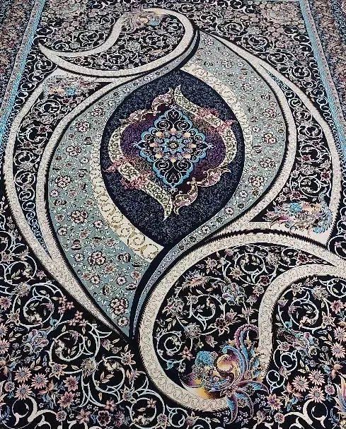 فرش ۹ متری افشار زرینه ۱۲۰۰ شانه|فرش|رشت, آزادگان|دیوار