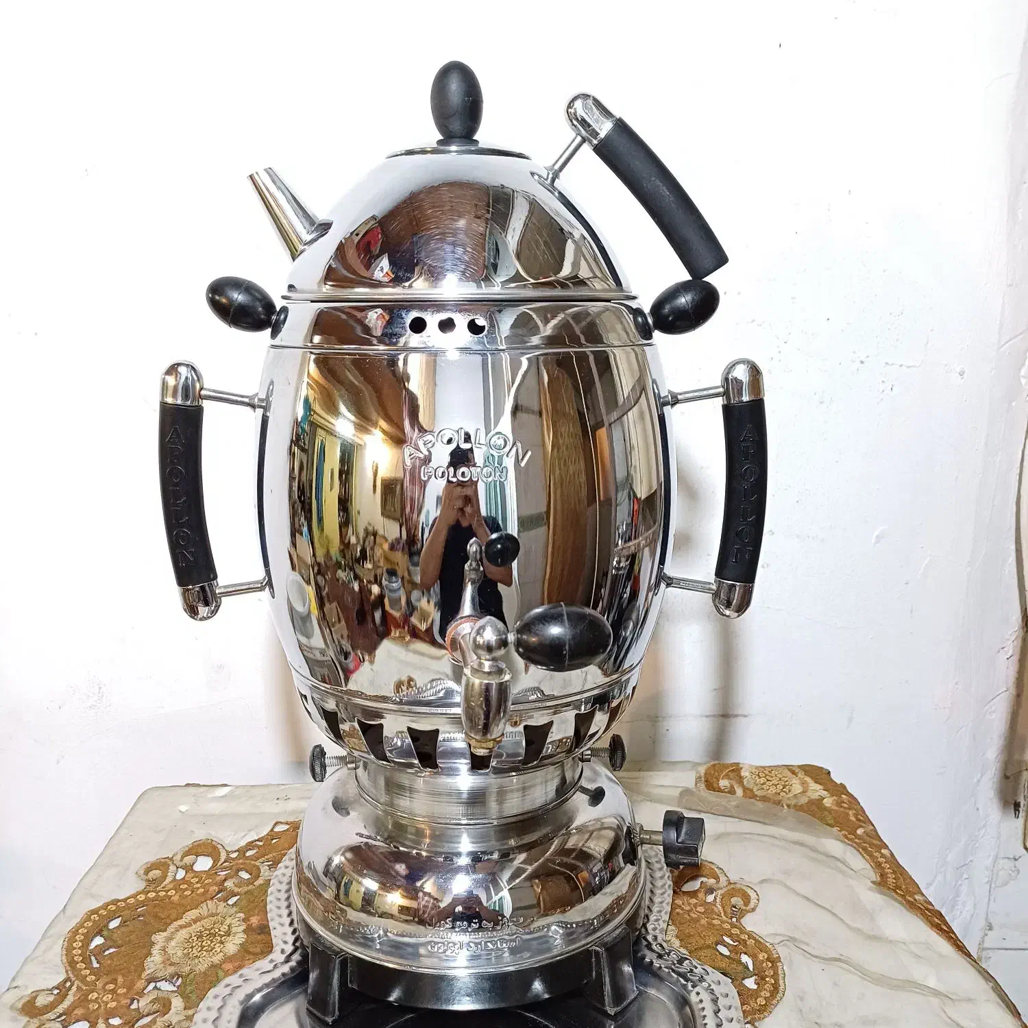 سماور گازی اپولون ۶ لیتری نو استفاده نشده|سماور، چایساز، قهوهساز|تهران, هاشمی|دیوار