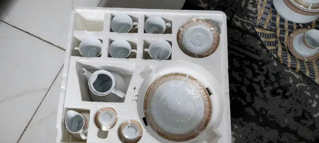 سرویس ۵۴ پارچه|ظروف سرو و پذیرایی|رشت, نخودچر|دیوار