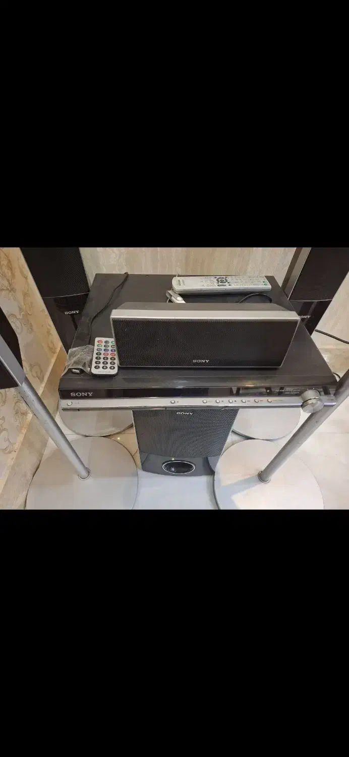 سینما خانواده سونی ودستگاه سی دی آیوا|سیستم صوتی خانگی|خرمشهر, |دیوار