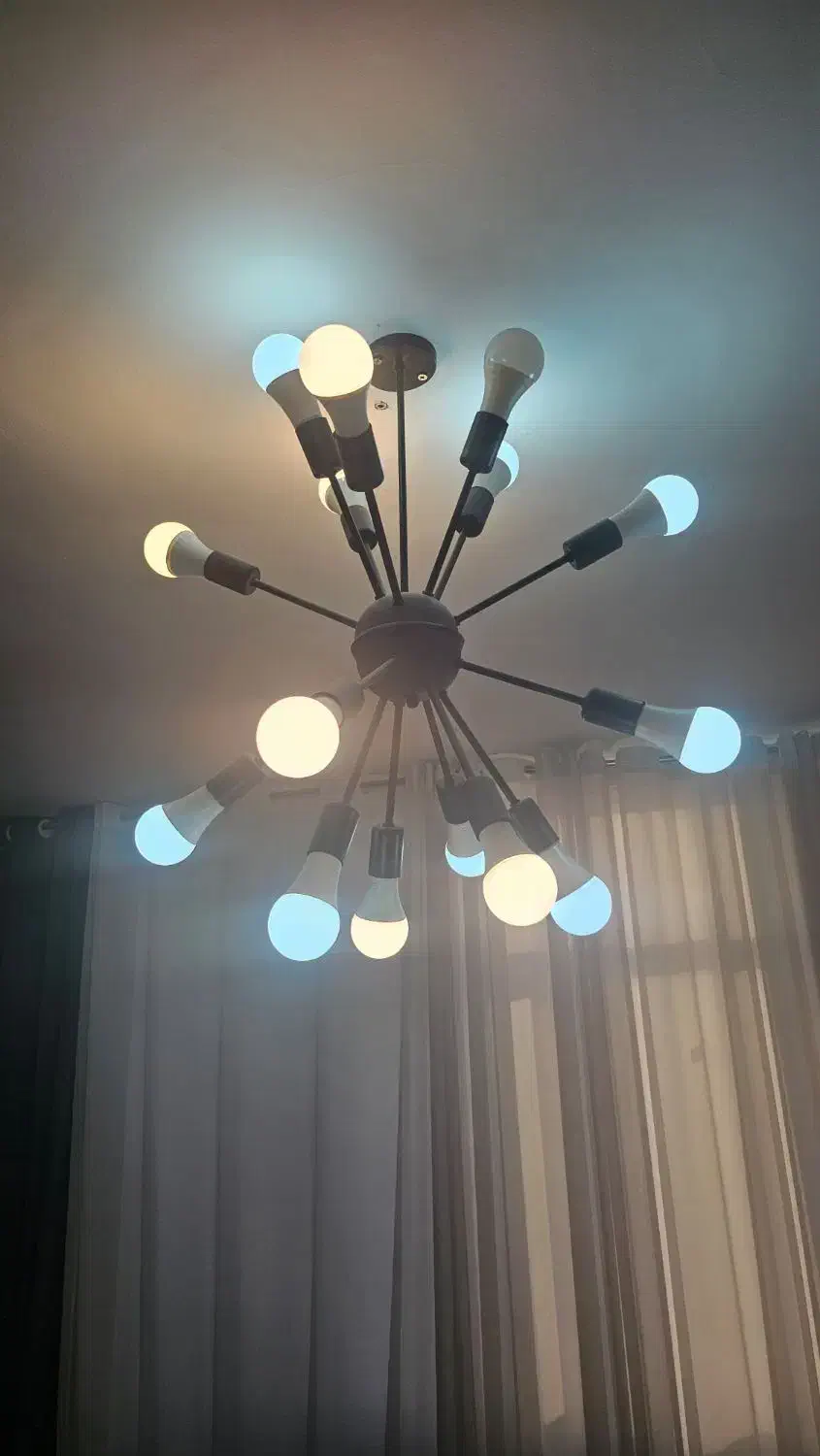 لوستر مدرن کاملا سالم و نو|لوستر و چراغ آویز|کرج, مهرویلا جنوبی|دیوار