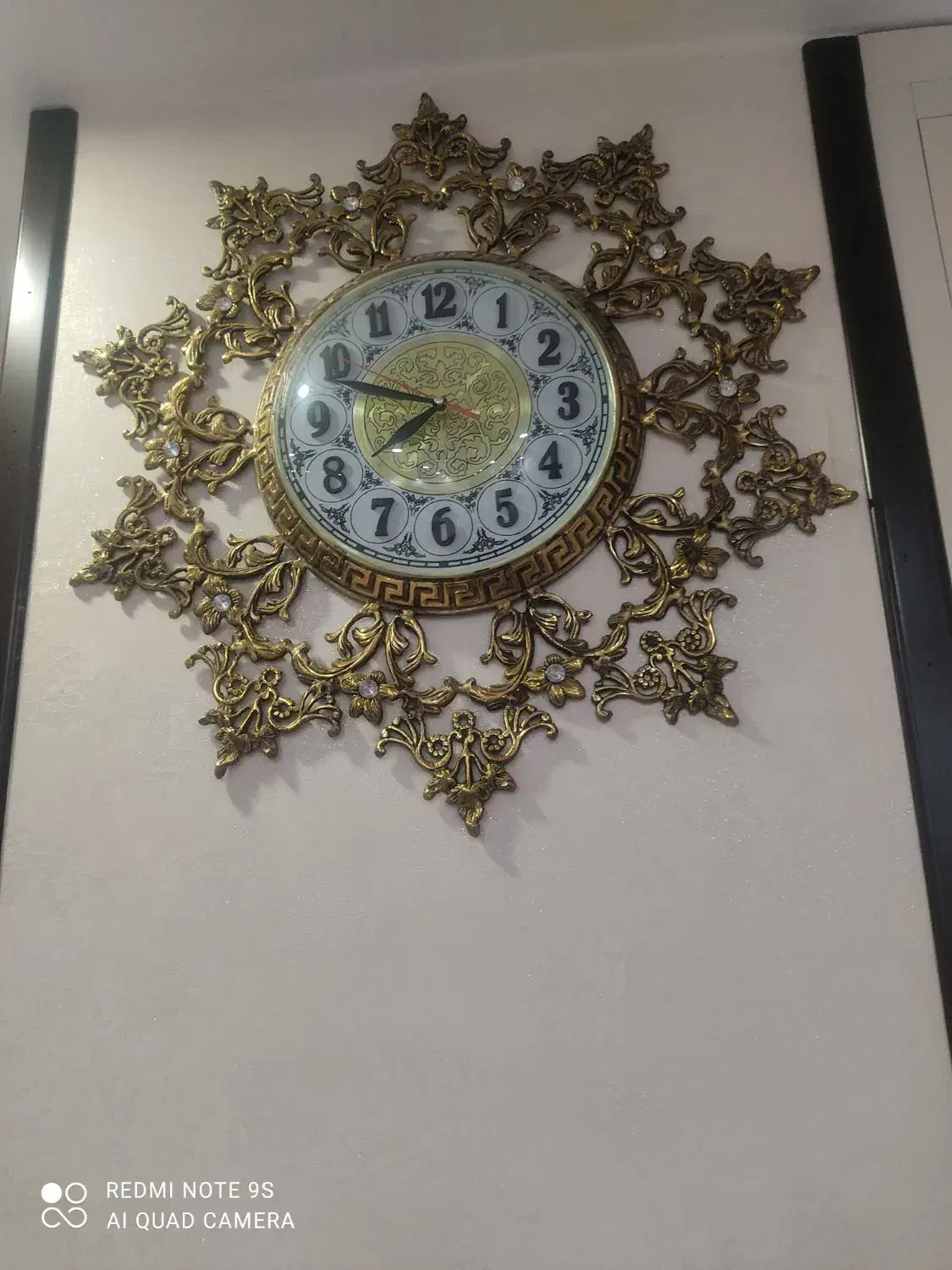 فروش ساعت دیواری برنج|ساعت دیواری و تزئینی|قدس, شهرقدس|دیوار