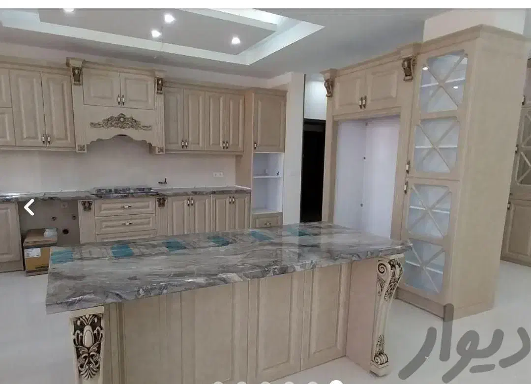 انواع کابینت آشپزخانه/ممبران MDF/هایگلاس5678|مصالح و تجهیزات ساختمان|کبودرآهنگ, |دیوار