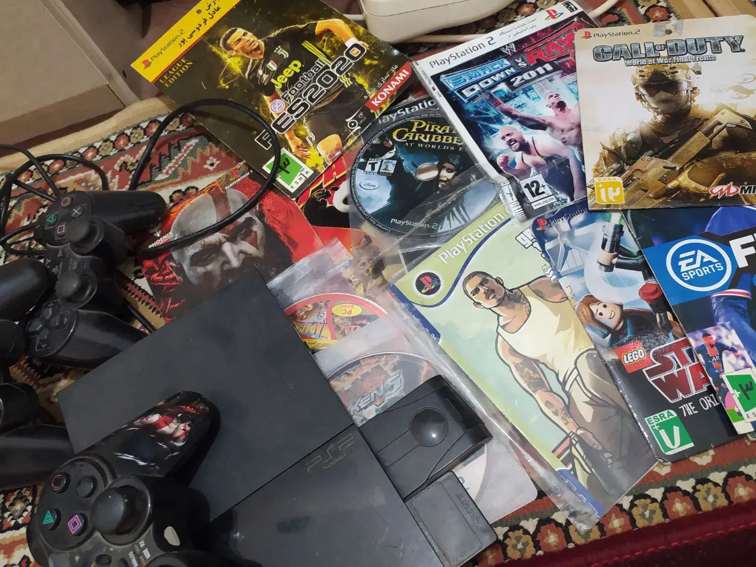 ps2 با بازی و دسته|کنسول، بازی ویدئویی و آنلاین|ساری, |دیوار