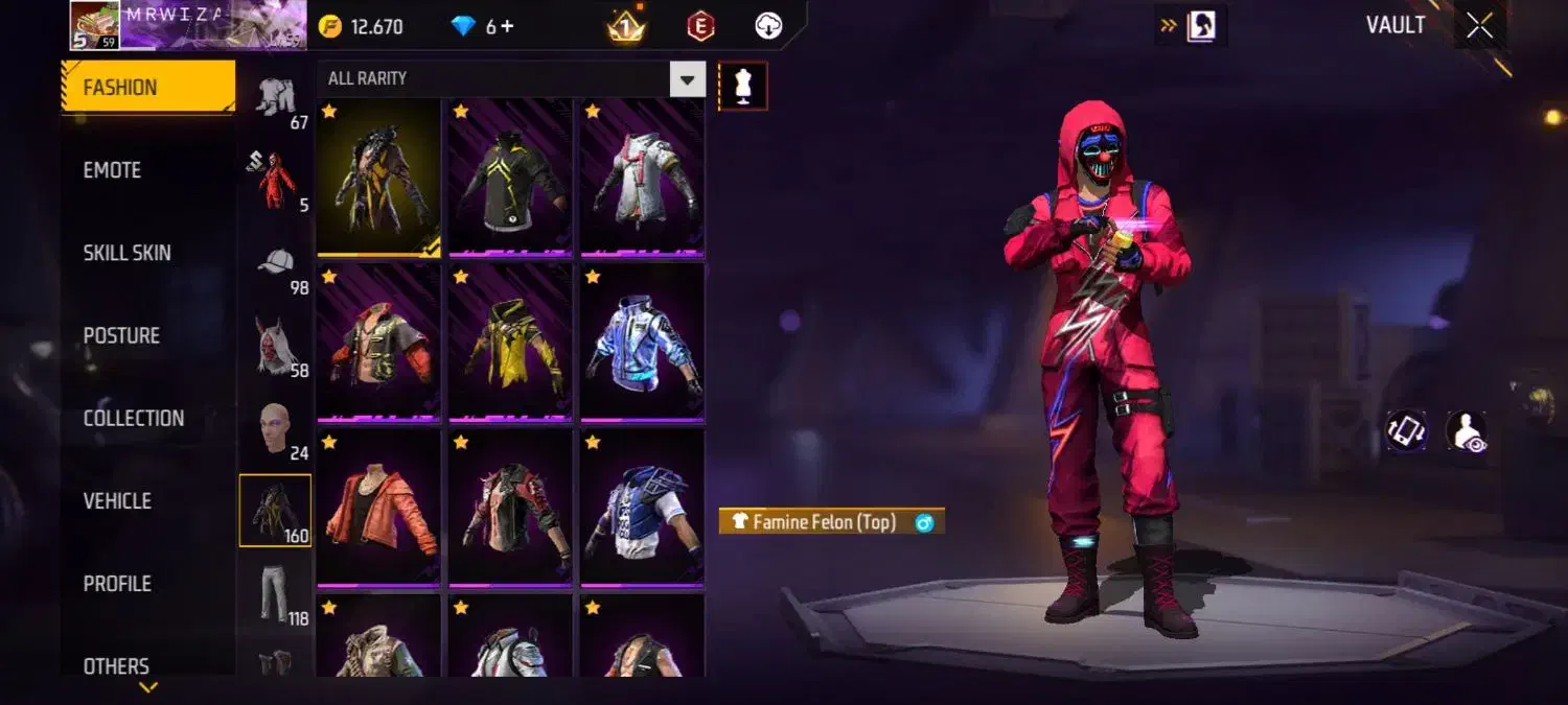 اکانت فری فایر|کنسول، بازی ویدئویی و آنلاین|بندر ماهشهر, |دیوار