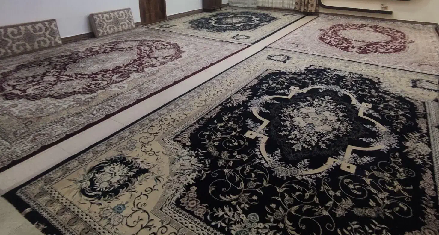 ۴ تخته فرش ۱۲ متری سرمه ای و لاکی|فرش|پلدختر, |دیوار