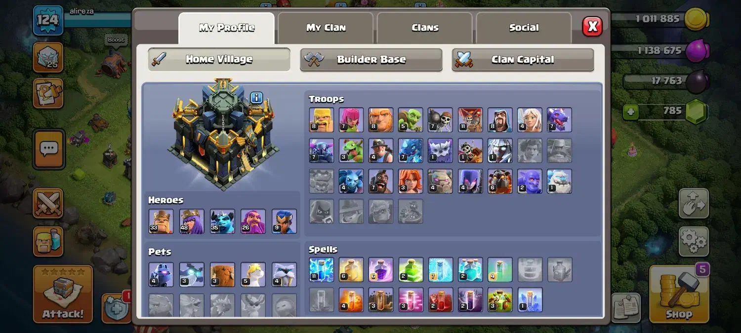 اکانت کلش آف کلنز لول142 تان هال17 ارزون ترین قیمت|کنسول، بازی ویدئویی و آنلاین|تهران, هاشمی|دیوار