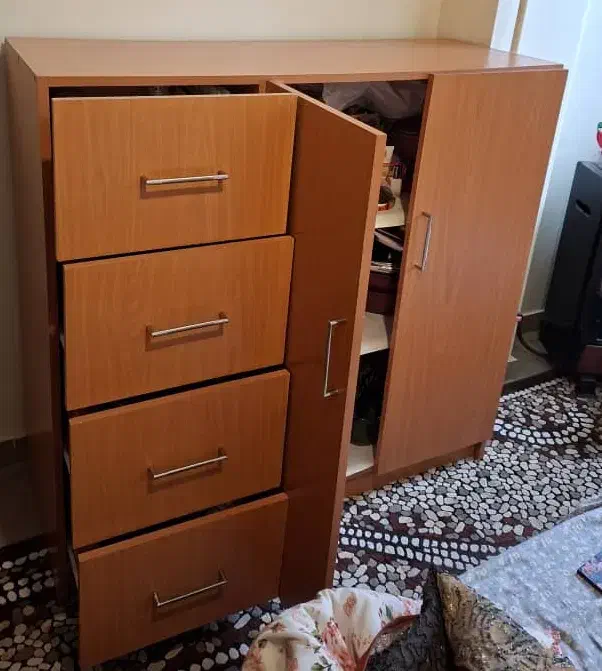 کمد با دو درب بزرگ و چهار کشو|جاکفشی، کمد، دراور|لاهیجان, رجایی|دیوار