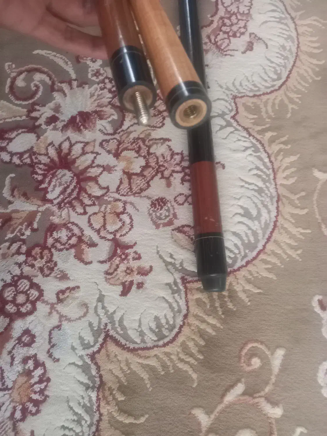 چوب بیلیارد دوتیکه قدیمی مارک ۱۹۰۷|تجهیزات ورزشی|مینودشت, |دیوار