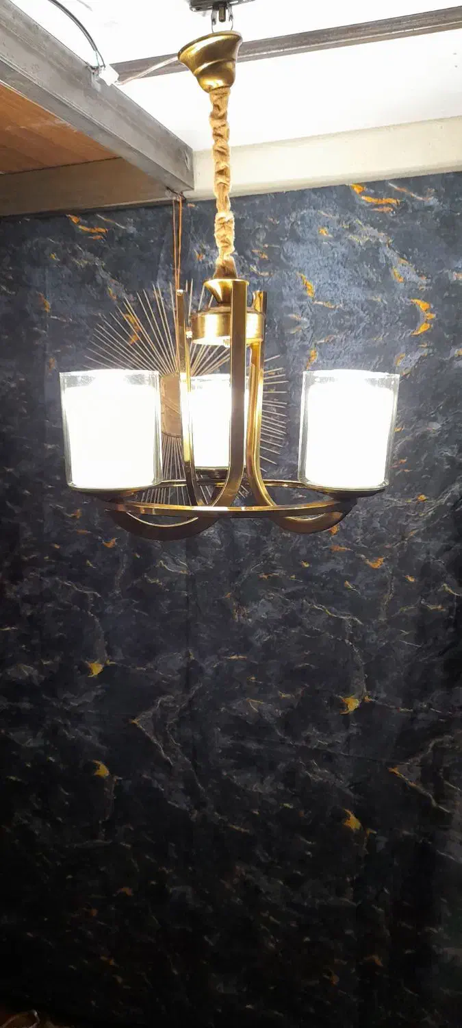 لوستر  زیبا|لوستر و چراغ آویز|باغستان, |دیوار