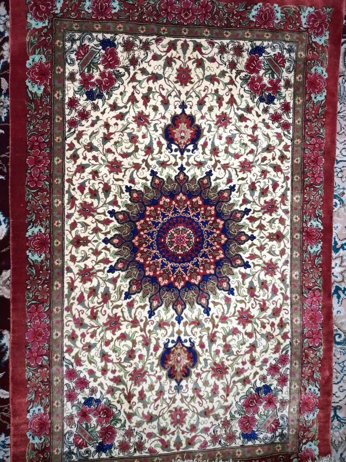 تابلو فرش ابریشم|تابلو فرش|همدان, |دیوار