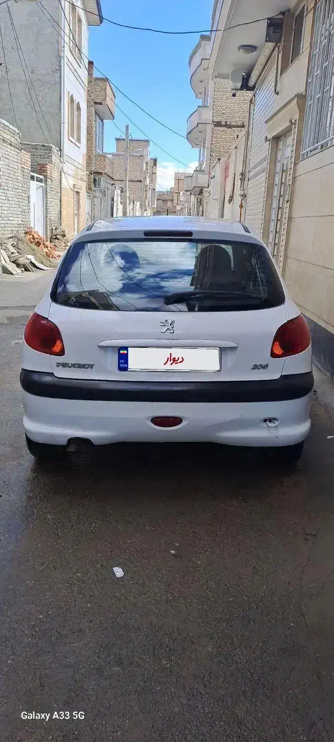 ۲۰۶تیپ۲ مدل۹۶|خودرو سواری و وانت|ارومیه, |دیوار