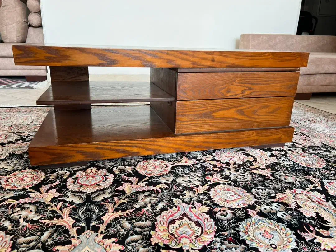 میز تلویزیون با روکش چوب طبیعی، شیک و خوشساخت|میز تلویزیون|تهران, شهرک فرهنگیان|دیوار