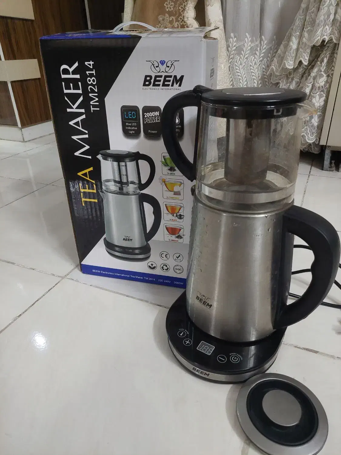 چای ساز بیم|سماور، چای‌ساز، قهوه‌ساز|تهران, امام زاده عبدالله|دیوار