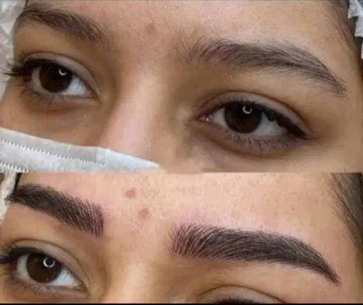 مدل تتو ابرو شیدلب بن مژه خط چشم|خدمات آرایشگری و زیبایی|فردیس, فردیس|دیوار