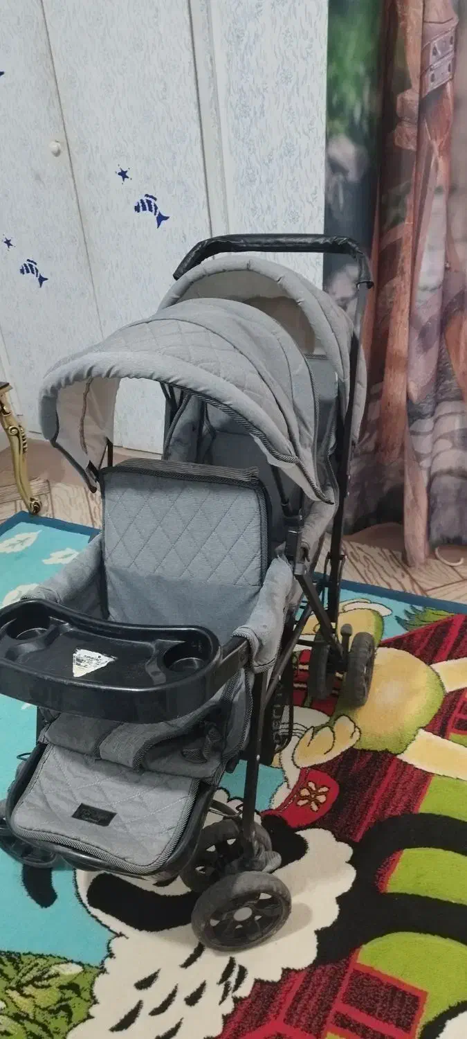 کالسکه دو قلو|کالسکه و لوازم جانبی|ملایر, |دیوار