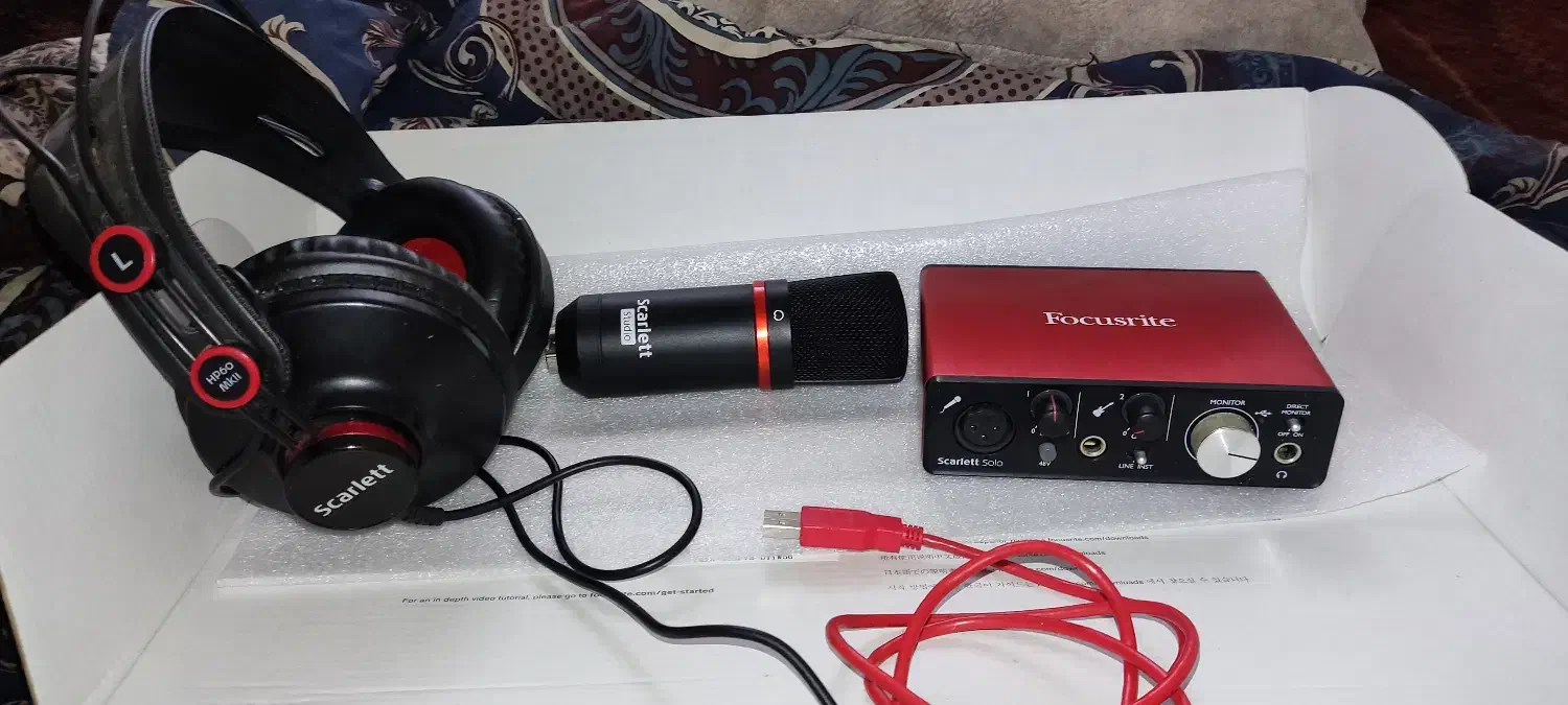 استودیو خانگی Scarlett studio bundle Gen2|صوتی و تصویری|آمل, |دیوار