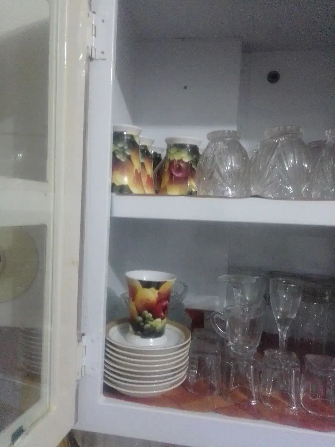 کاسه و چای دونه ومیوه خوری قدیمی|ظروف سرو و پذیرایی|لنجان, |دیوار