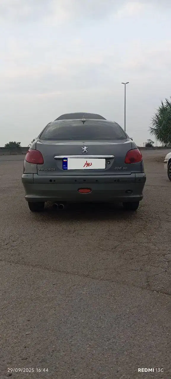 پژو ۲۰۶ sdموتور بزرگ tu5|خودرو سواری و وانت|ساری, |دیوار