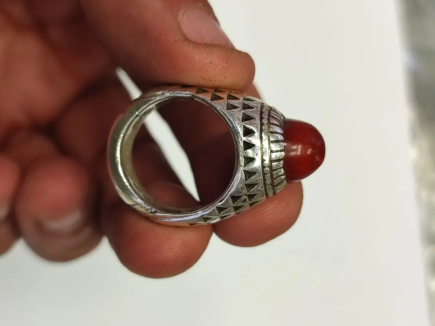 دو عدد عکس انگشتر جهت فروش با سنگ عقیق|جواهرات|تبریز, |دیوار