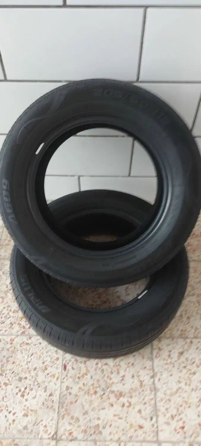 یک جفت لاستیک ۲۰۵/۶۰/۱۵|قطعات یدکی و لوازم جانبی|شهرکرد, |دیوار