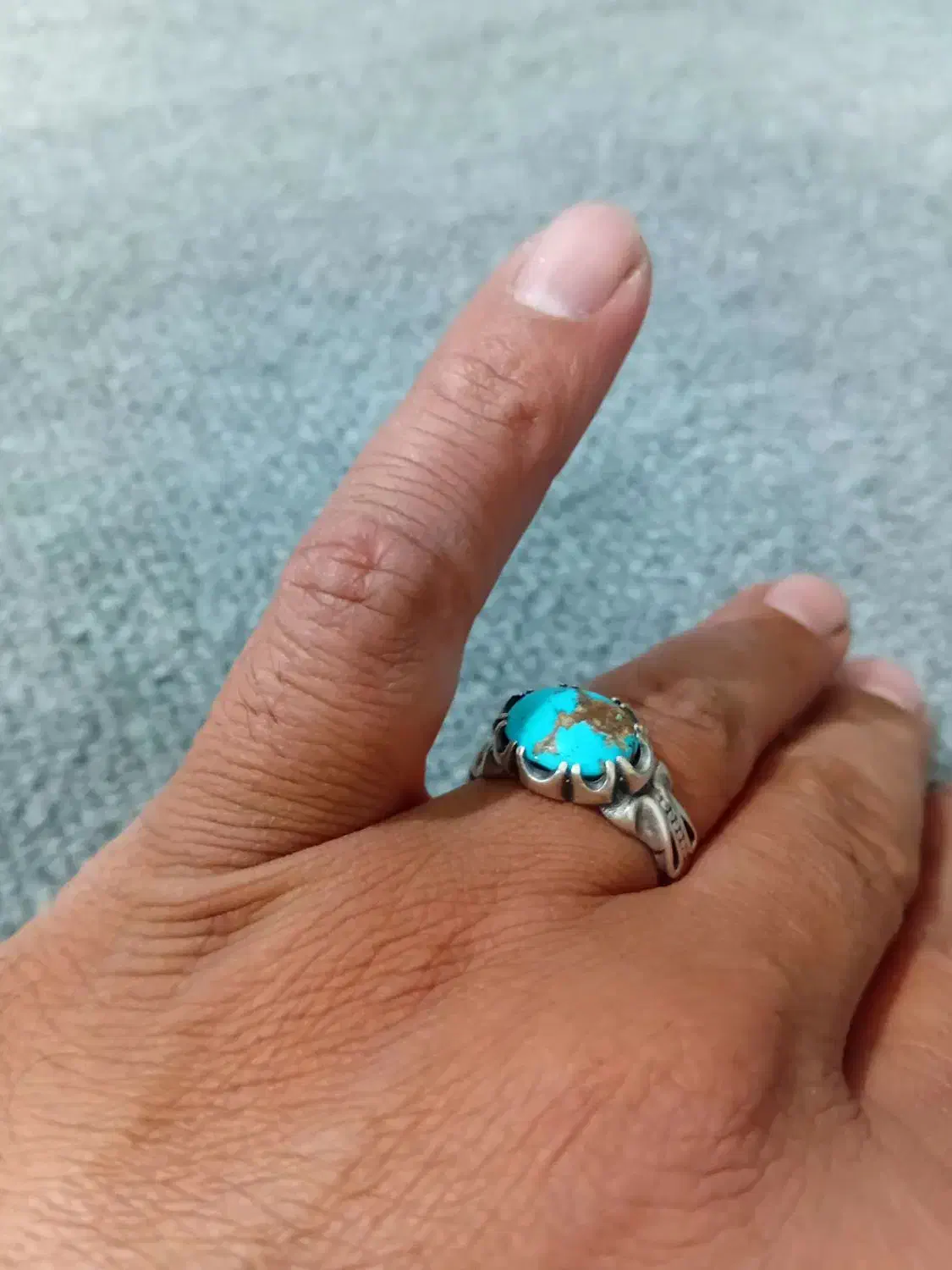 انگشتر فیروزه اصل|جواهرات|قرچک, مهدیه|دیوار