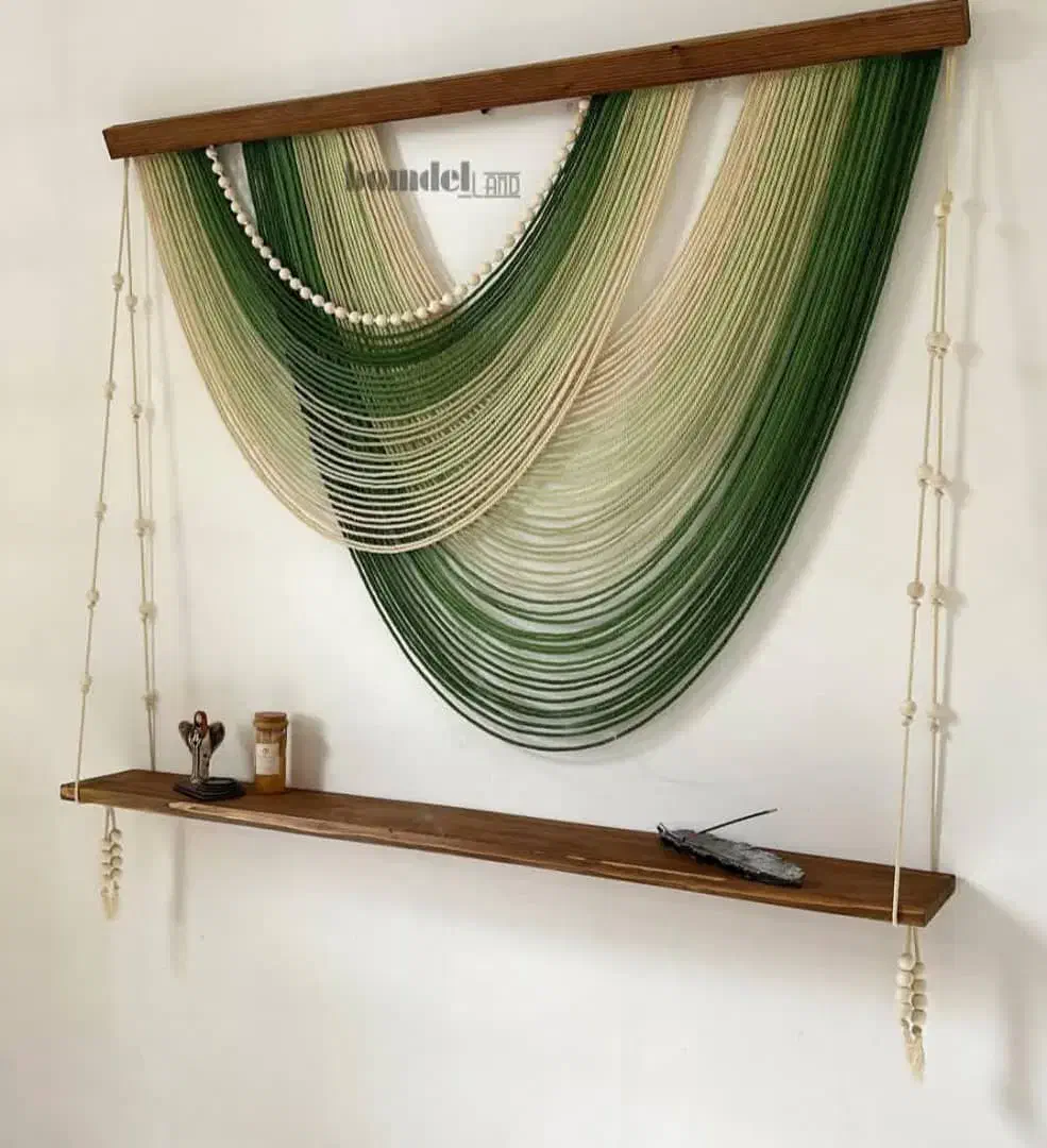 بومریس مکرومه|صنایع دستی و سایر لوازم تزئینی|شیراز, میانرود|دیوار