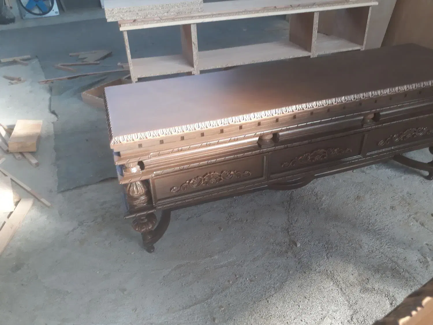 آینه کنسول رومی|بوفه، ویترین، کنسول|اراک, |دیوار