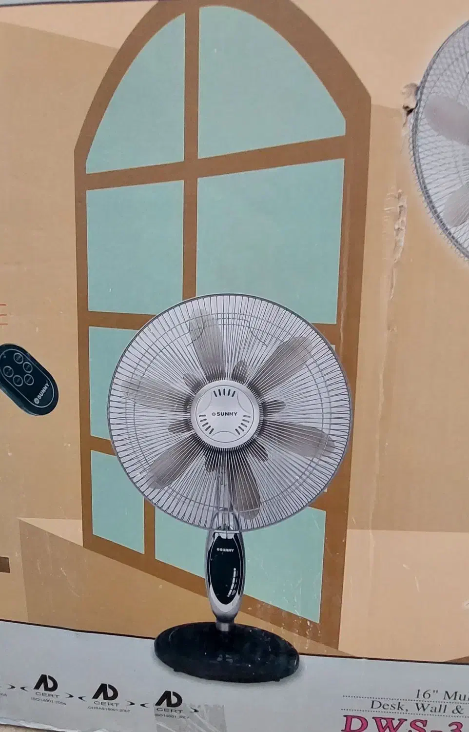 پنکه سانی مدل DWS-3300|پنکه و تصفیه‌کنندهٔ هوا|رشت, توشیبا|دیوار