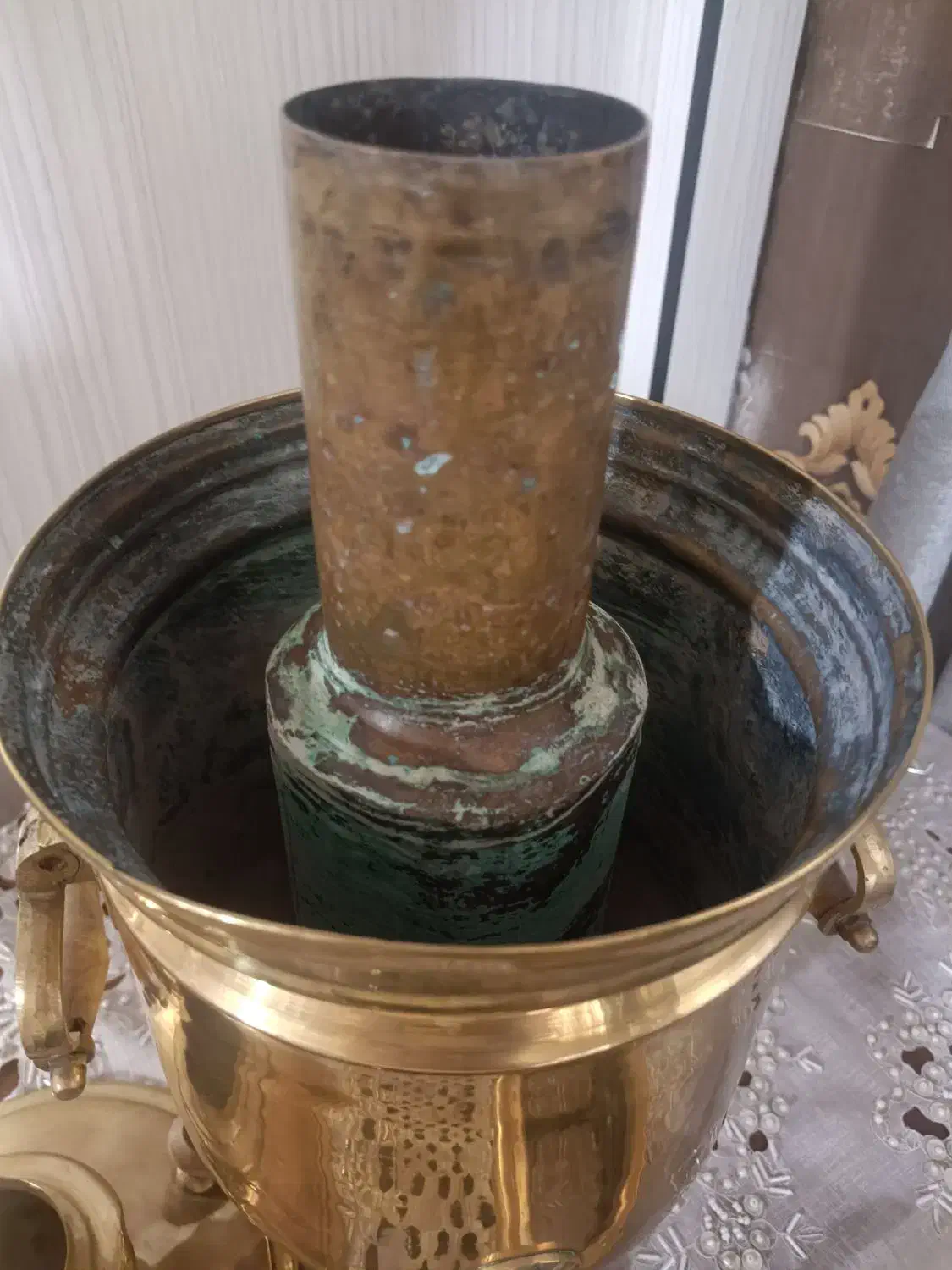 سماور قدیمی ذغالی|کلکسیون اشیاء عتیقه|اسلام‌شهر, شهرک واوان|دیوار