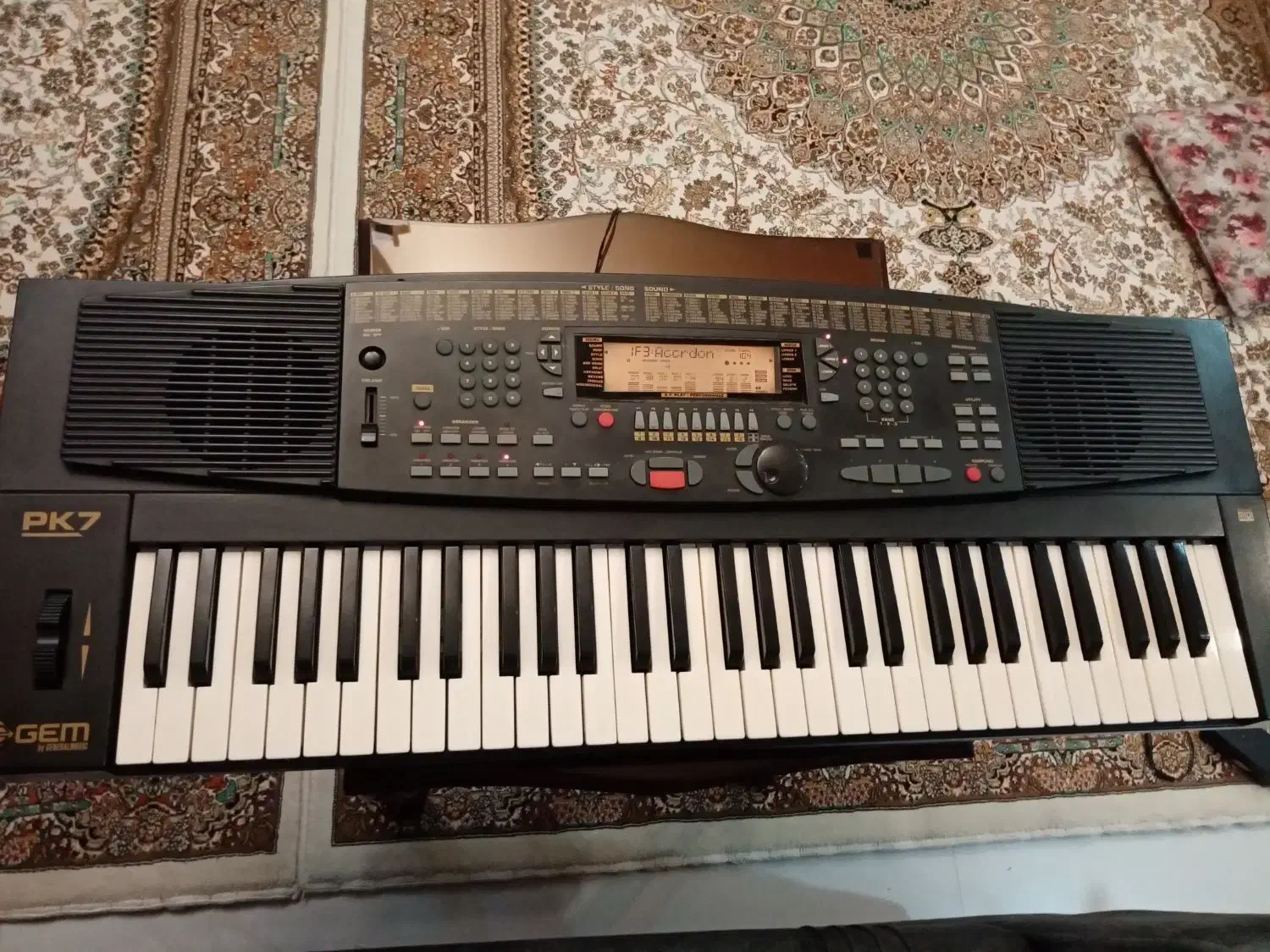 جی ام pk7|پیانو، کیبورد، آکاردئون|شیراز, غدیر شمالی|دیوار