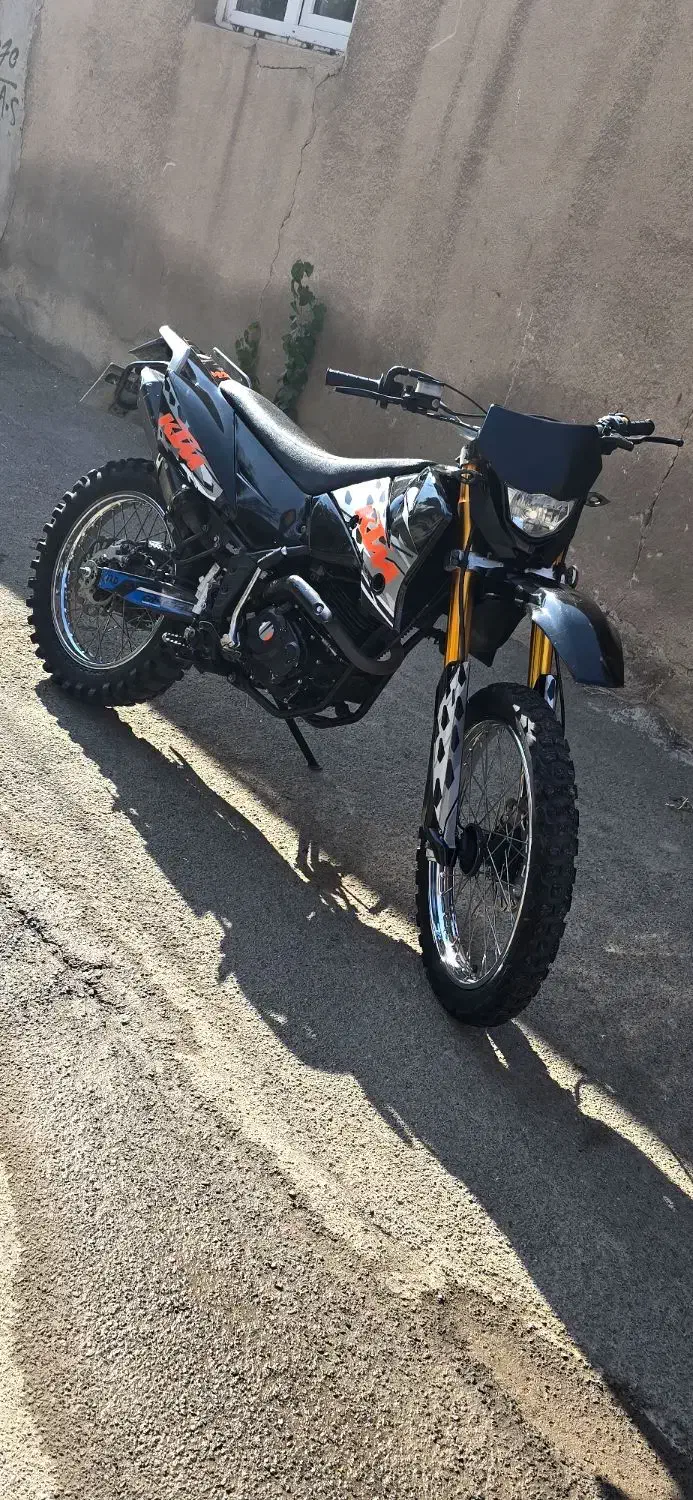 موتور تریل فلات 250 ktm اخر مدل 95|موتورسیکلت|سقز, |دیوار