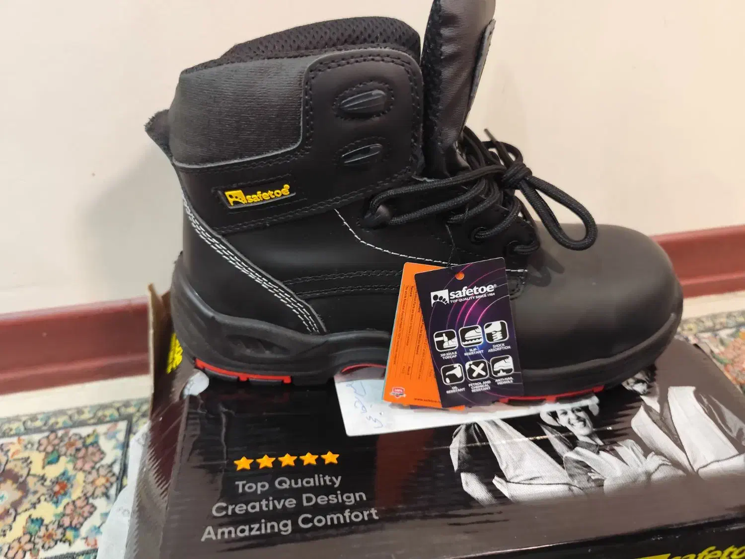 کفش کار برق ۱۸ کیلو ولت برند سیف تو|کیف، کفش، کمربند|تهران, پونک|دیوار