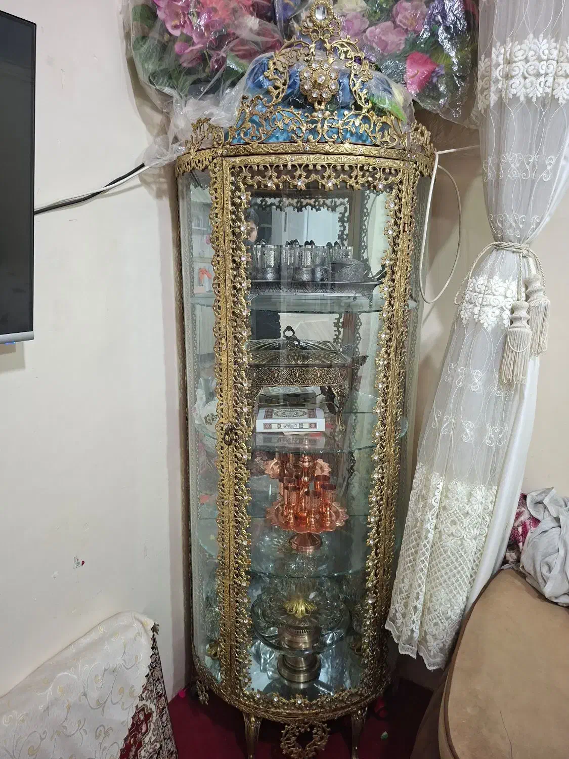 بوفه برنزی|بوفه، ویترین، کنسول|تبریز, |دیوار