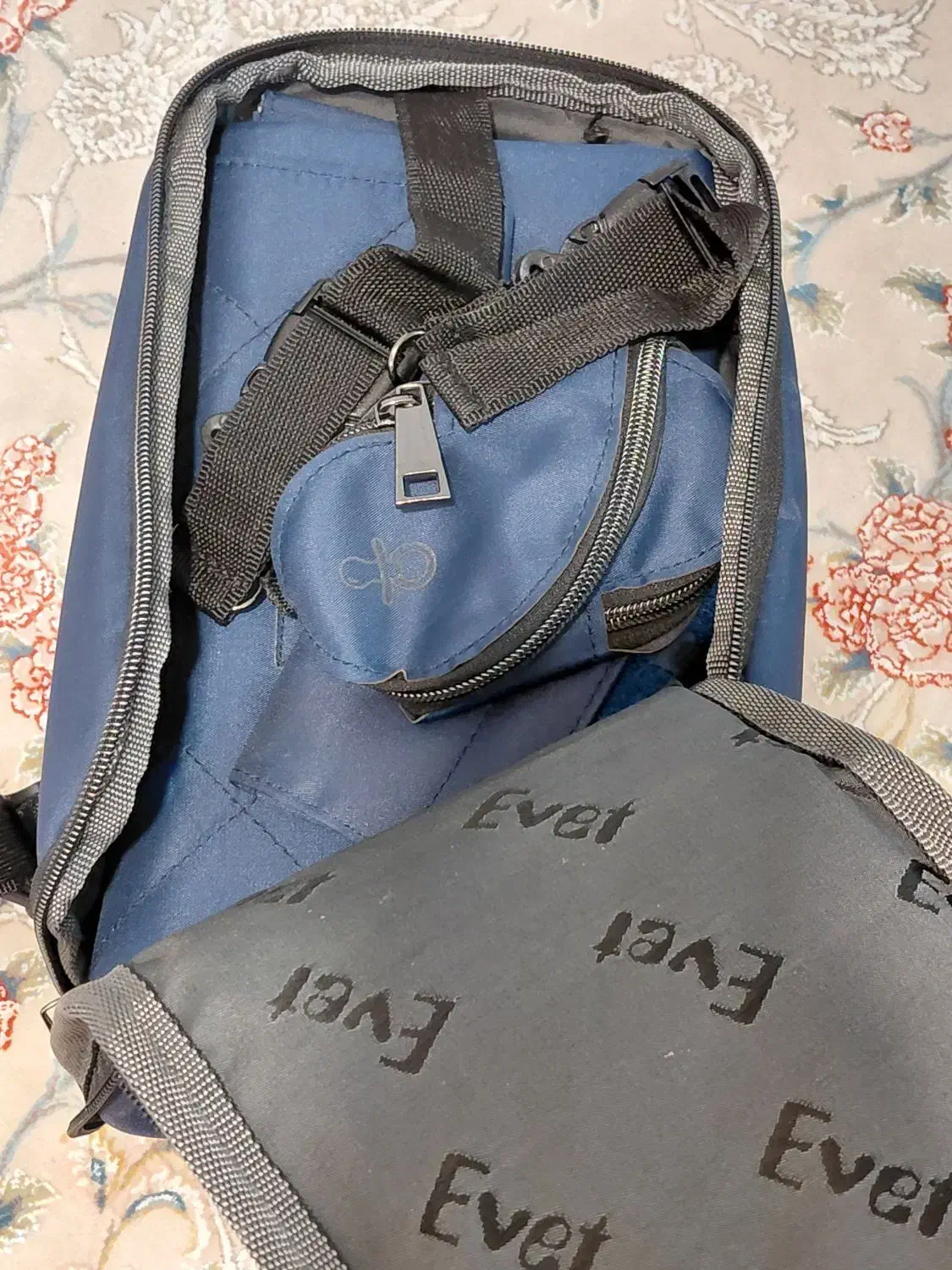 کیف ست تعویض و پستانک و شیشه شیر مارک evet|کالسکه و لوازم جانبی|رشت, دیلمان|دیوار