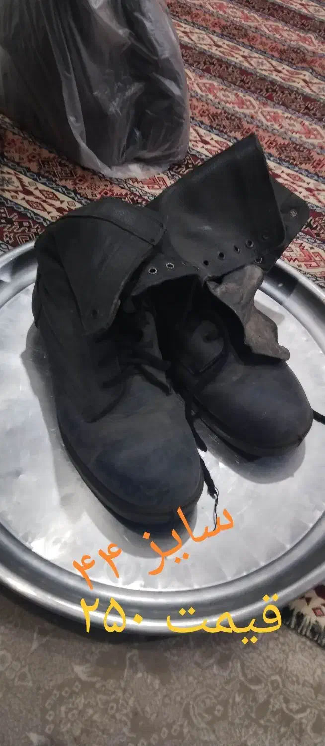 پوتین.نظامی.پوتین کویری و پارچه کویری|کوهنوردی و کمپینگ|شیراز, شهرک صدا و سیما|دیوار