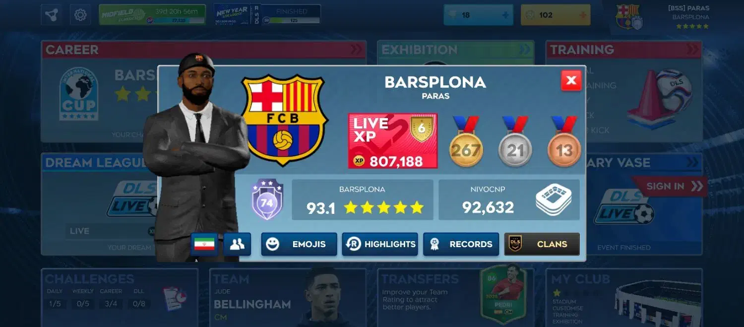 اکانت دریم لیگ DLS26|کنسول، بازی ویدئویی و آنلاین|نسیمشهر, |دیوار