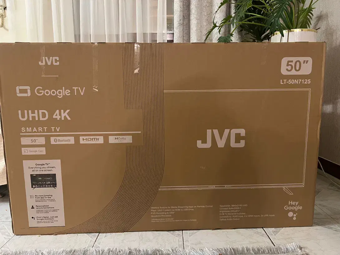 ال ای دی 50اینچ jvc|تلویزیون و پروژکتور|رشت, گلسار|دیوار