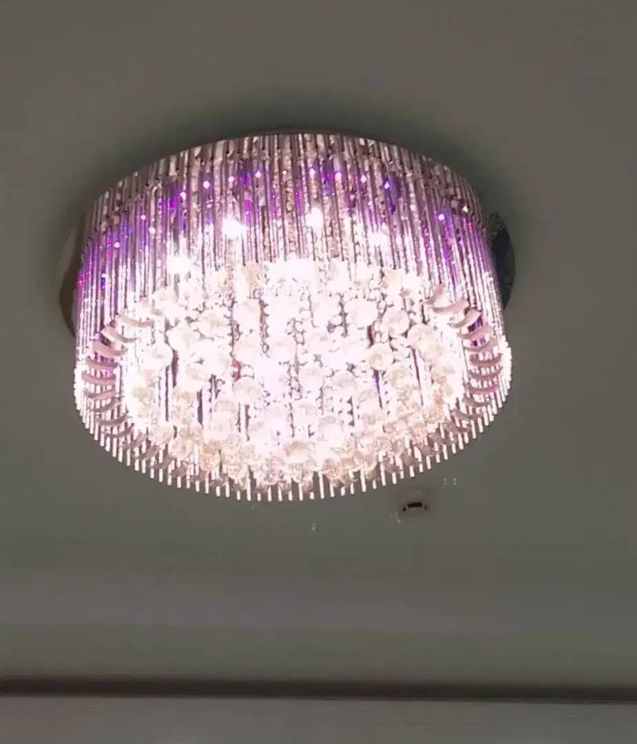 لوستر سقفی کریستالی لوکس|لوستر و چراغ آویز|تهران, نیروی هوایی (پیروزی)|دیوار