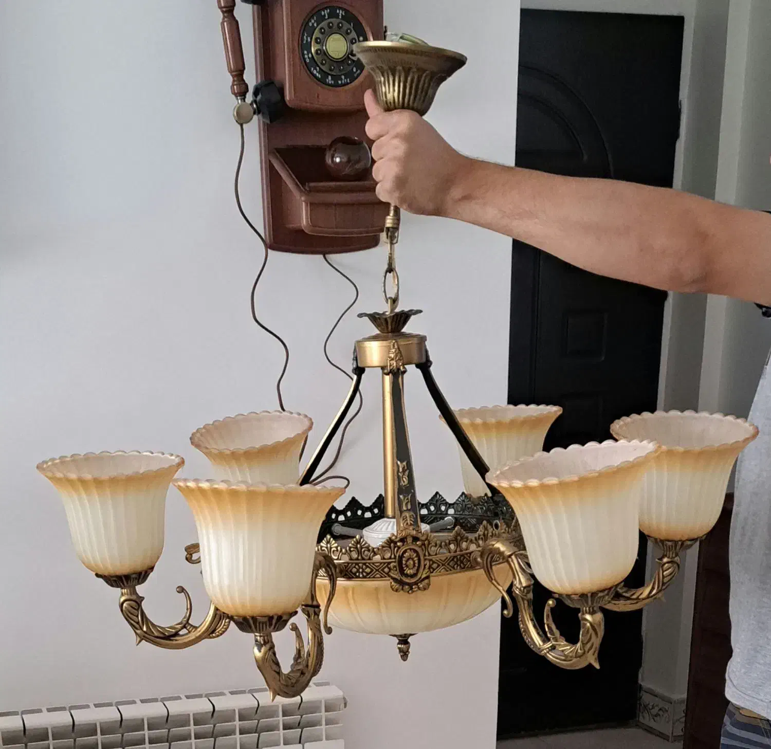 ۲ عدد لوستر ۶ شاخه|لوستر و چراغ آویز|تهران, مجیدیه|دیوار