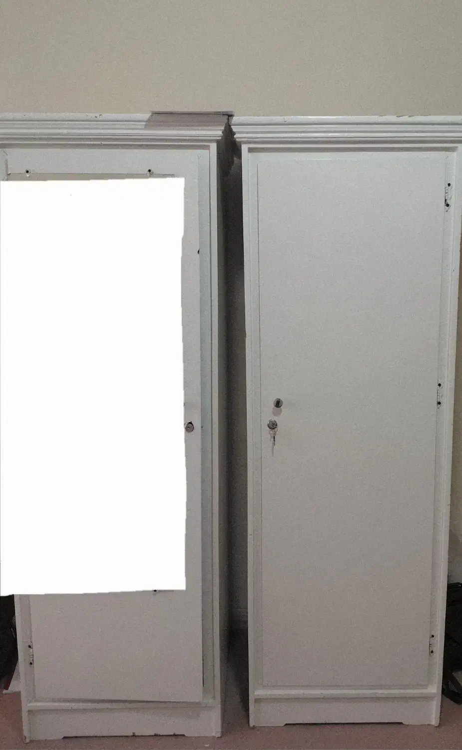 کمد سه تیکه چوبی|جاکفشی، کمد، دراور|سمنان, |دیوار