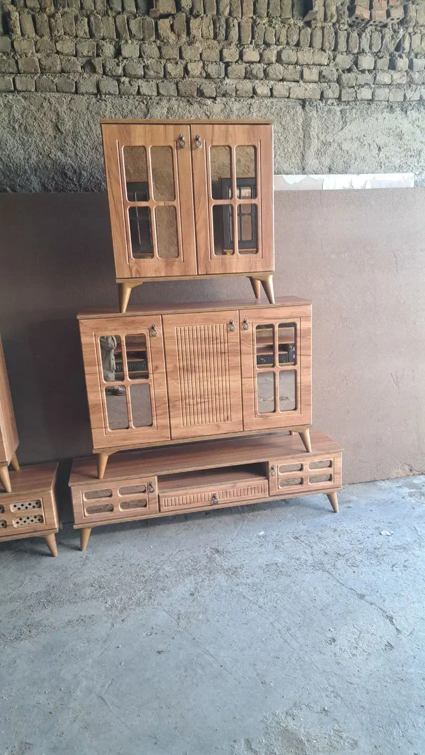 ست آینه کنسول میز تی وی جاکفشی مدل پنجره‌ای|بوفه، ویترین، کنسول|تهران, شهید رجایی|دیوار